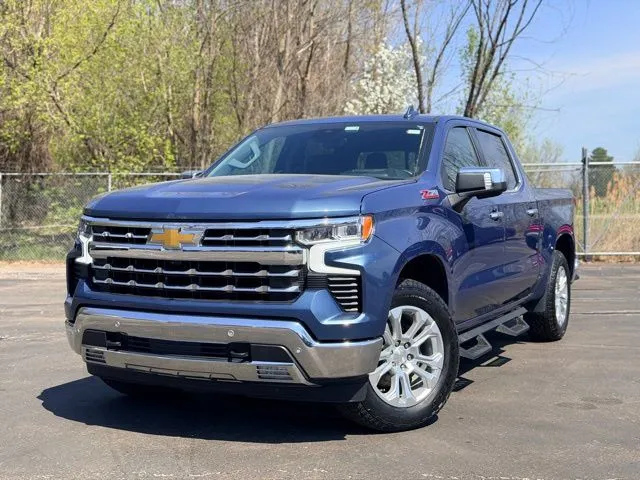 Blue 2024 Chevrolet Silverado 1500 LTZ for sale in Davison, MI