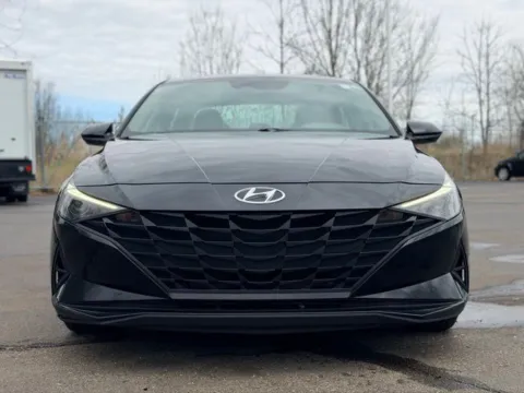 Photos of 2022 Hyundai Elantra Hybrid Blue for sale in Davison, MI at Hank Graff Chevrolet Davison