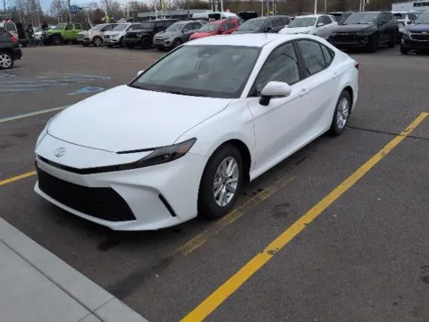 White 2025 Toyota Camry LE for sale in Davison, MI