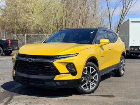 Yellow 2024 Chevrolet Blazer RS for sale in Davison, MI
