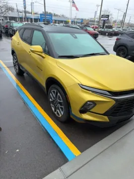 Yellow 2024 Chevrolet Blazer RS for sale in Davison, MI