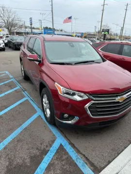 Red 2021 Chevrolet Traverse LT for sale in Davison, MI