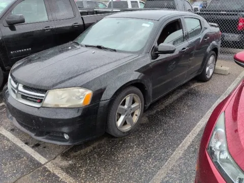 Black 2012 Dodge Avenger SXT Plus for sale in Davison, MI
