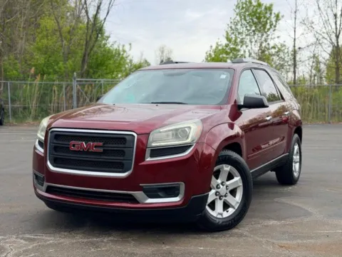 Red 2016 GMC Acadia SLE-2 for sale in Davison, MI