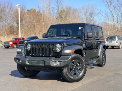 Black 2018 Jeep Wrangler Unlimited Sport for sale in Davison, MI