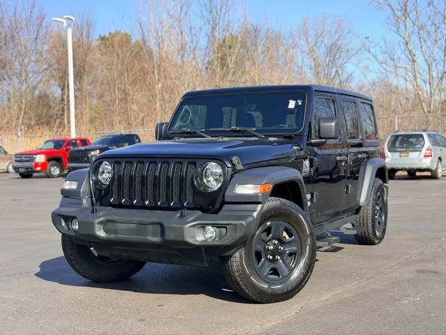 Black 2018 Jeep Wrangler Unlimited Sport for sale in Davison, MI
