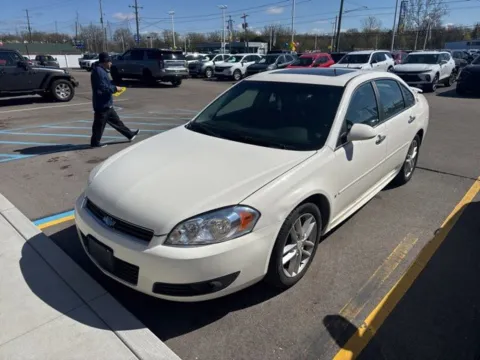 White 2009 Chevrolet Impala LTZ for sale in Davison, MI