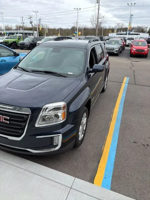 Blue 2017 GMC Terrain SLE-2 for sale in Davison, MI