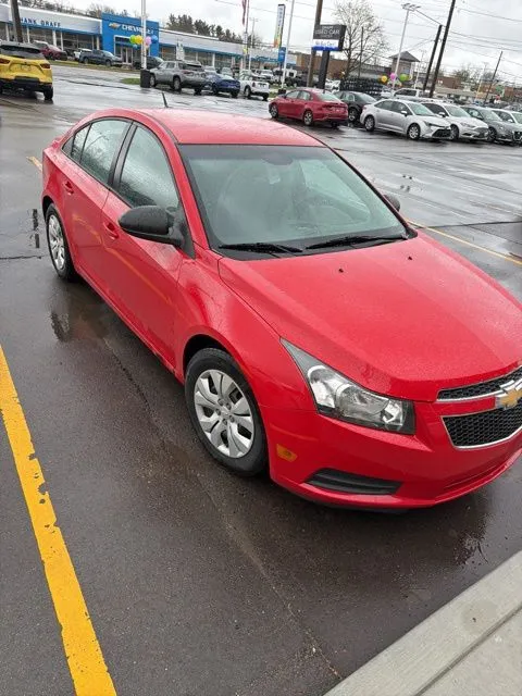 Red 2014 Chevrolet Cruze LS for sale in Davison, MI