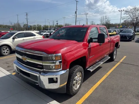 Red 2015 Chevrolet Silverado 2500HD LT for sale in Davison, MI
