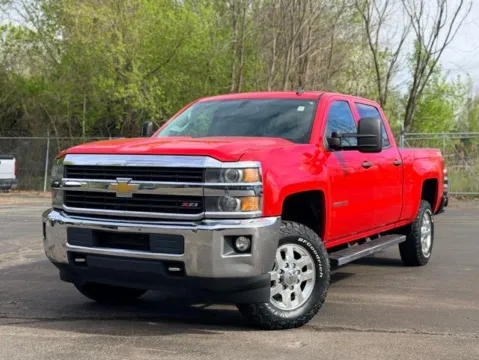 Red 2015 Chevrolet Silverado 2500HD LT for sale in Davison, MI