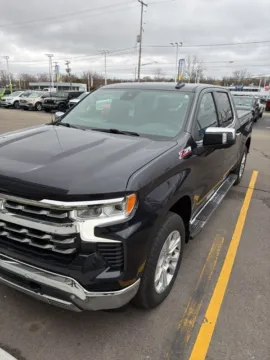 Gray 2022 Chevrolet Silverado 1500 LTZ for sale in Davison, MI