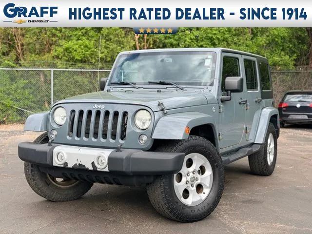 Gray 2014 Jeep Wrangler Unlimited Sahara for sale in Davison, MI
