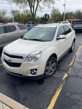Silver 2014 Chevrolet Equinox LTZ for sale in Davison, MI