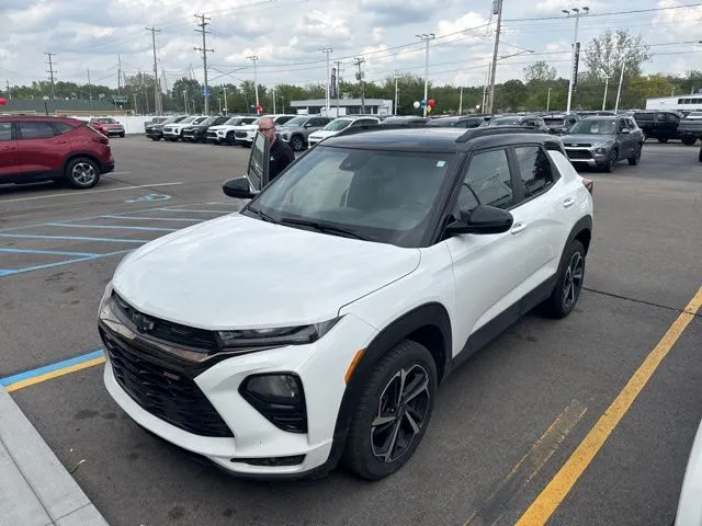 White 2022 Chevrolet TrailBlazer RS for sale in Davison, MI