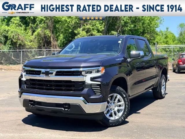 Gray 2024 Chevrolet Silverado 1500 LT for sale in Davison, MI