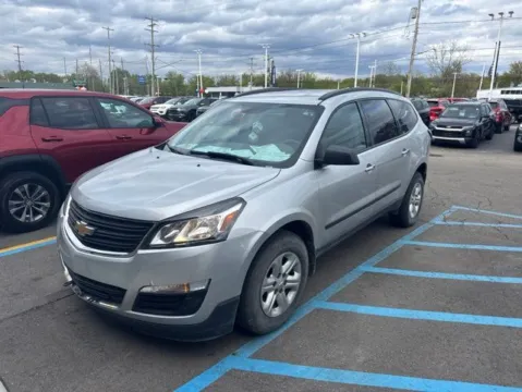 Silver 2015 Chevrolet Traverse LS for sale in Davison, MI