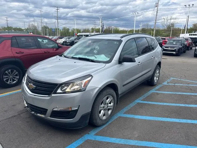 Silver 2015 Chevrolet Traverse LS for sale in Davison, MI