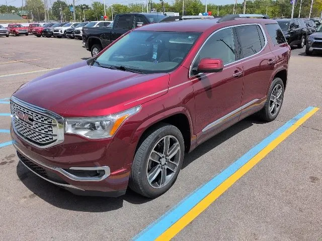 Red 2018 GMC Acadia Denali for sale in Davison, MI
