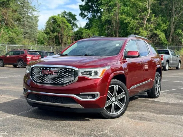 Red 2018 GMC Acadia Denali for sale in Davison, MI