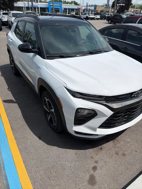White 2023 Chevrolet TrailBlazer RS for sale in Davison, MI