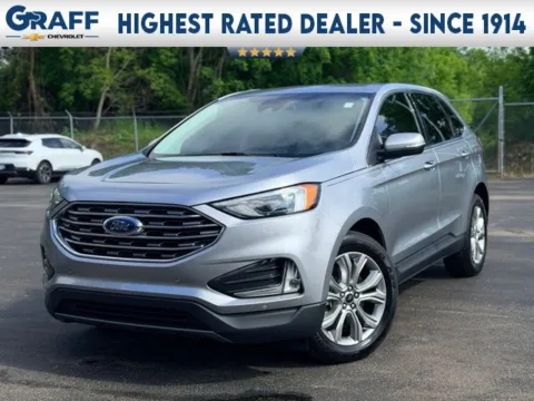 Silver 2023 Ford Edge Titanium for sale in Davison, MI