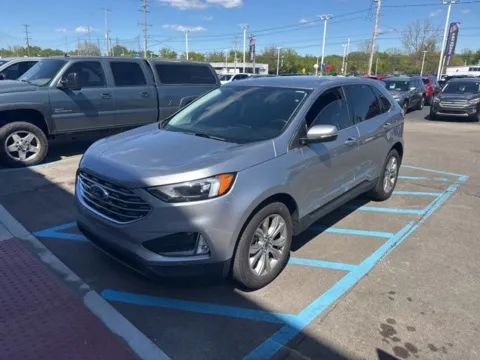 Silver 2023 Ford Edge Titanium for sale in Davison, MI