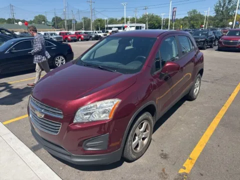 Red 2016 Chevrolet Trax LS for sale in Davison, MI