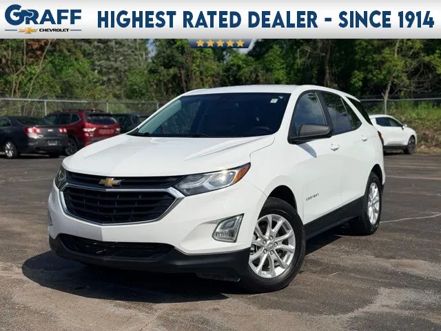 White 2021 Chevrolet Equinox LS for sale in Davison, MI