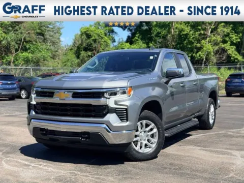 Gray 2023 Chevrolet Silverado 1500 LT for sale in Davison, MI