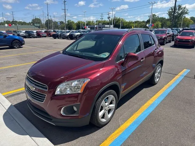 Red 2016 Chevrolet Trax LTZ for sale in Davison, MI