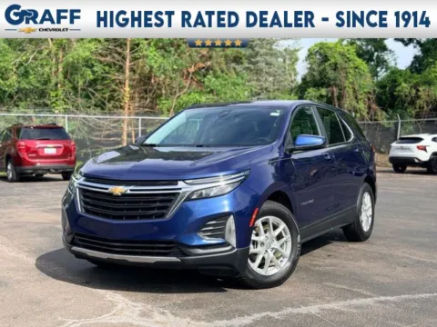 Blue 2022 Chevrolet Equinox LT for sale in Davison, MI