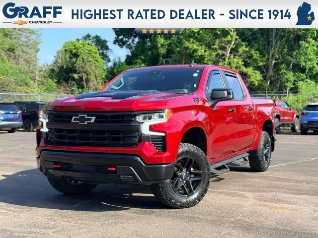Red 2024 Chevrolet Silverado 1500 LT Trail Boss for sale in Davison, MI