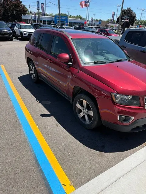 Red 2017 Jeep Compass Latitude for sale in Davison, MI