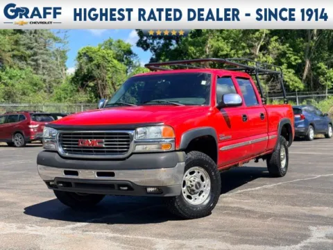 Red 2002 GMC Sierra 2500HD SLE for sale in Davison, MI