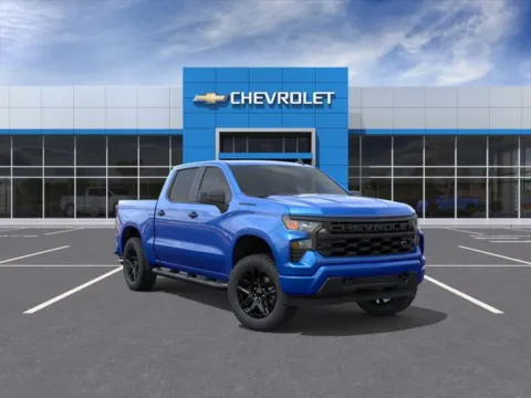 Blue 2026 Chevrolet Silverado 1500 Custom for sale in Davison, MI