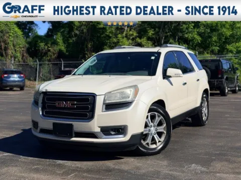 White 2014 GMC Acadia SLT-1 for sale in Davison, MI