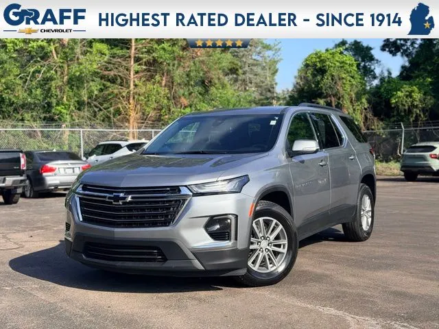 Gray 2023 Chevrolet Traverse LT for sale in Davison, MI