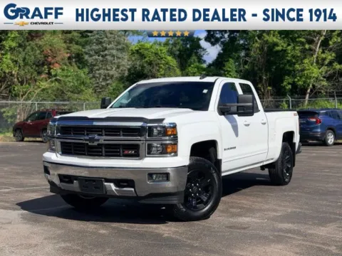 White 2015 Chevrolet Silverado 1500 LT for sale in Davison, MI