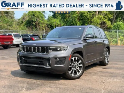 Gray 2022 Jeep Grand Cherokee Overland for sale in Davison, MI