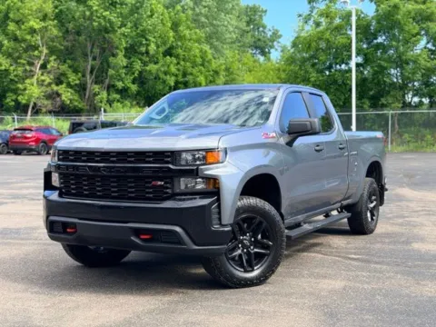 Gray 2019 Chevrolet Silverado 1500 Custom Trail Boss for sale in Davison, MI