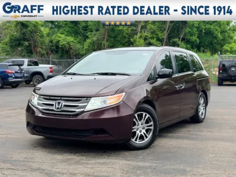 Red 2012 Honda Odyssey EX-L for sale in Davison, MI