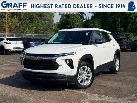White 2024 Chevrolet TrailBlazer LS for sale in Davison, MI