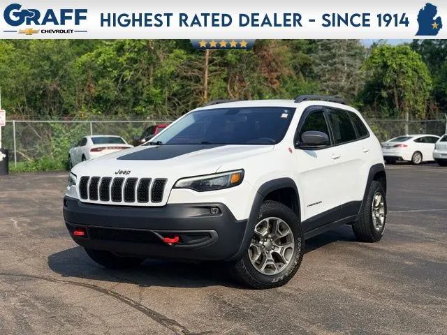 White 2020 Jeep Cherokee Trailhawk for sale in Davison, MI