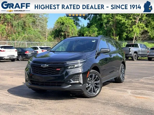 Black 2024 Chevrolet Equinox RS for sale in Davison, MI