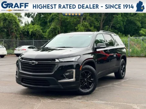 Black 2023 Chevrolet Traverse LT for sale in Davison, MI