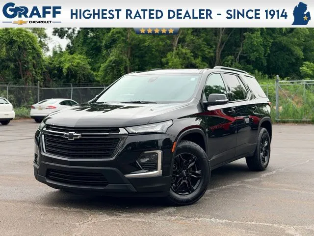 Black 2023 Chevrolet Traverse LT for sale in Davison, MI