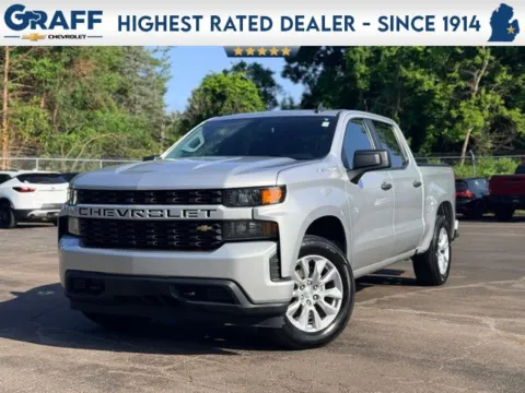Silver 2020 Chevrolet Silverado 1500 Custom for sale in Davison, MI