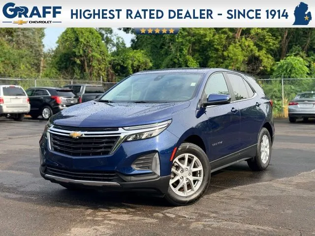 Blue 2022 Chevrolet Equinox LT for sale in Davison, MI