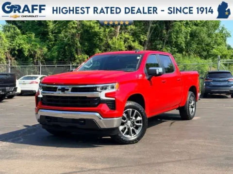 Red 2024 Chevrolet Silverado 1500 LT for sale in Davison, MI